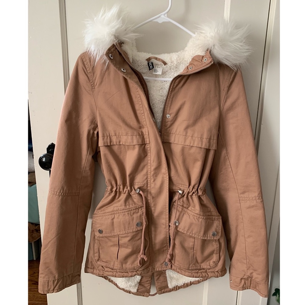 H&M Faux Fur-lined Winter Jacket